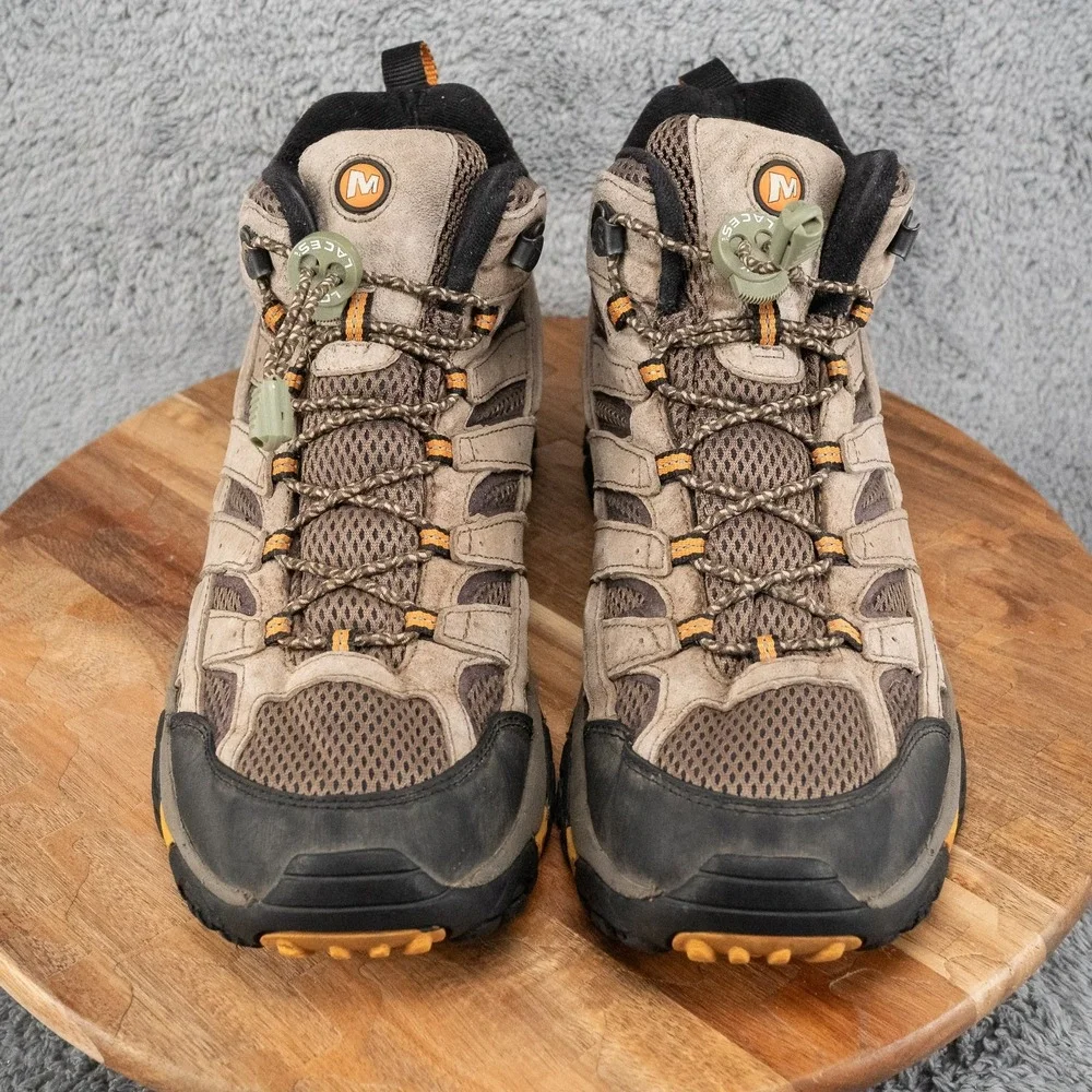 Merrell Men's Moab 2 Mid Ventilator Hiking Boots Walnut Size 11